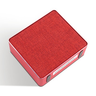 Mini Desktop Wireless Bluetooth Speaker - Red - Free Shipping