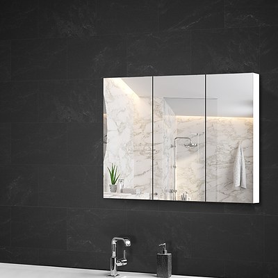 900 x 720mm Bathroom Vanity Mirror With Cabinet - Brand New - Free Shipping