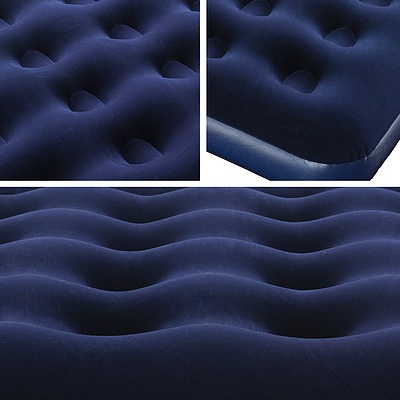 Bestway Twin Double Inflatable Air Mattress - Navy