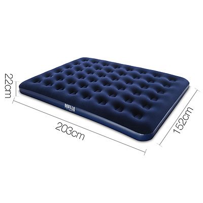 Queen Size Inflatable Air Matress - Navy - Free Shipping