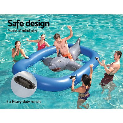 3.1m Inflatable Pool Floating Raft Bull Riding Toy Raft Float Play Pool - Brand New - Free Shipping