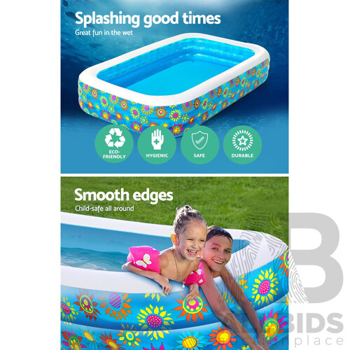 Inflatable Kids Play Pool Swimming Pool Rectangular Family Pools