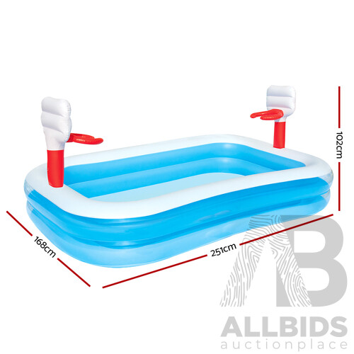 Inflatable Play Pool Kids Pool Swimming Basketball Play Pool - Brand New - Free Shipping
