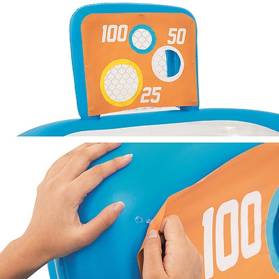Inflatable Kids Pool Skill Shot Swimming Paddling Pool Ball Pit Game Toy