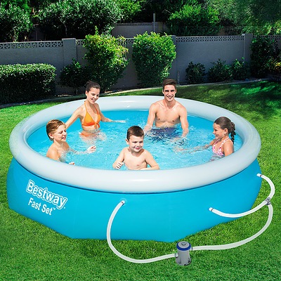 Above Ground Swimming Pool 305x76cm Fast Set Pool Family 