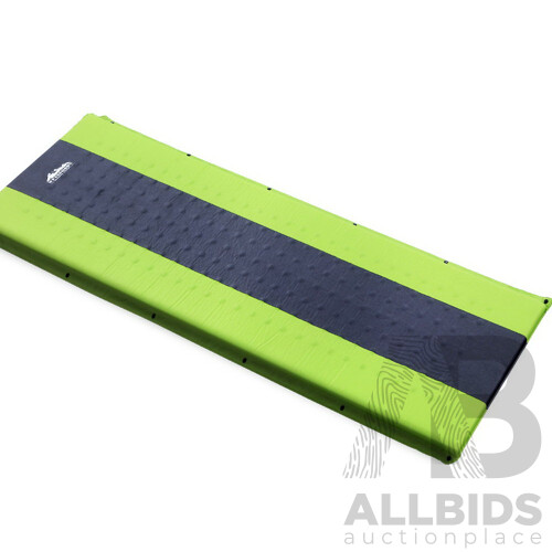 Self Inflating Mattress Camping Sleeping Mat Air Bed Pad Single Green - Brand New - Free Shipping