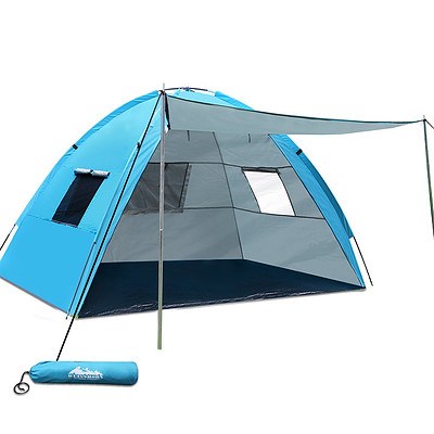 2-4 Person Camping Tent - Blue - Brand New - Free Shipping