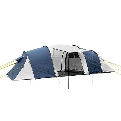 12 Person Family Camping Tent Navy Grey - Brand New
