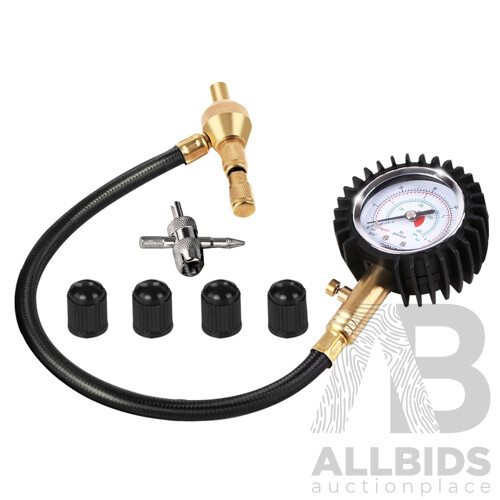 Tyre Deflater with Pressure Gauge Valve - Brand New - Free Shipping