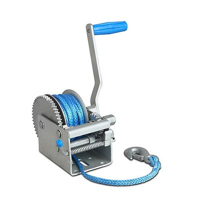 3 Speed Hand Winch with Rope - Brand New