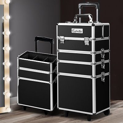 7 in 1 Portable Cosmetic Beauty Makeup Trolley - Black - Brand New - Free Shipping