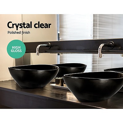 Ceramic Oval Sink Bowl - Black - Brand New - Free Shipping