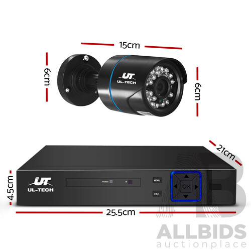 1080P 4 Channel HDMI CCTV Security Camera - Brand New - Free Shipping