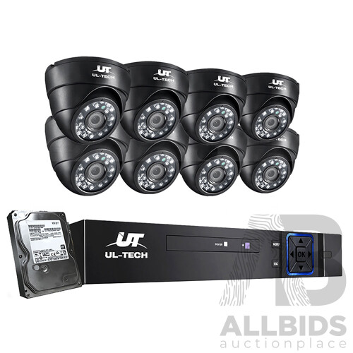 1080P 8-channel CCTV Security Camera - Free Shipping