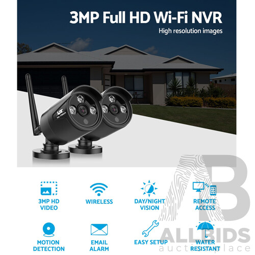 1080P Wireless Security Camera System IP CCTV Home - Brand New - Free Shipping
