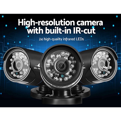 CCTV 8x 5MP PRO Security Camera System 8CH Super HD 5in1 DVR - Brand New - Free Shipping