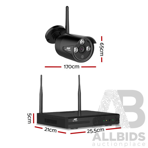 UL-TECH 1080P 8CH Wireless Security Camera NVR Video - Brand New - Free Shipping