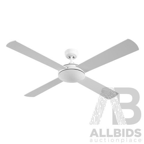 52'' Ceiling Fan w/Remote - White - Brand New - Free Shipping