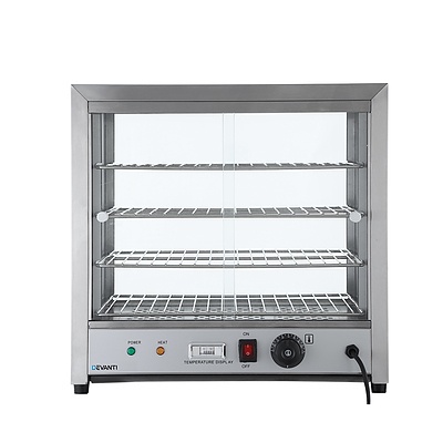 Commercial Food Warmer Pie Hot Display Showcase Cabinet Stainless Steel - Brand New - Free Shipping