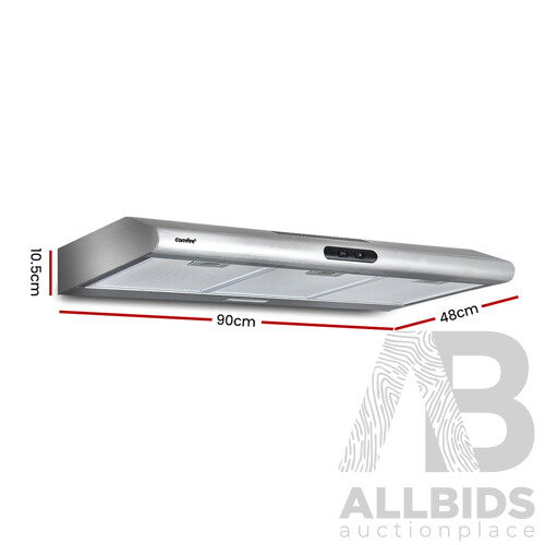 Rangehood 900mm Range Hood Stainless Steel Built In Kitchen Canopy 90cm - Brand New - Free Shipping