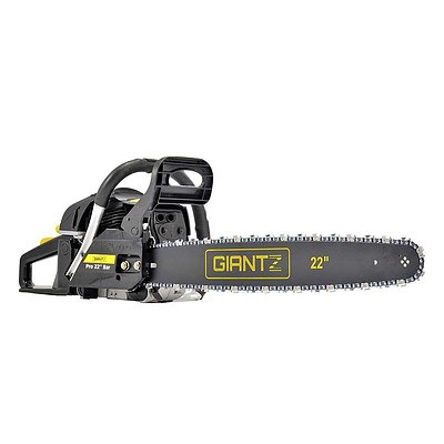 Giantz 58CC Petrol Chainsaw with Carry Bag and Safety Set - Brand New