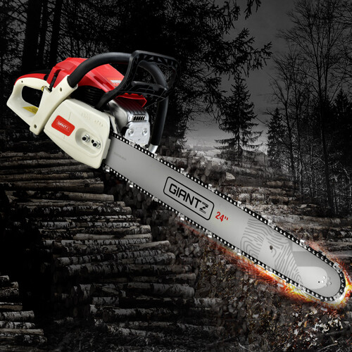 88cc Commercial Petrol Chainsaw E-Start 24 Bar Pruning Chain Saw - Brand New - Free Shipping