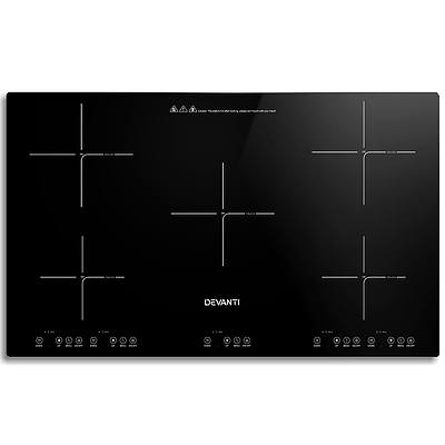 Induction Cooktop 90cm Electric Hob Stove Cooker Ceramic Black Glass - Brand New - Free Shipping