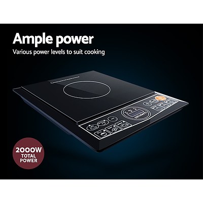 Portable Single Ceramic Electric Induction Cook Top - Black - Brand New - Free Shipping