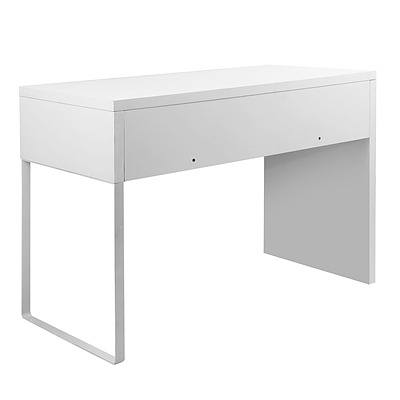 Metal Desk with 2 Drawers - White