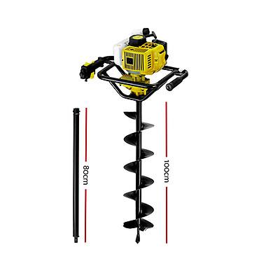 92CC Petrol Post Hole Digger Auger Drill Borer Fence Earth Power 200mm - Brand New - Free Shipping
