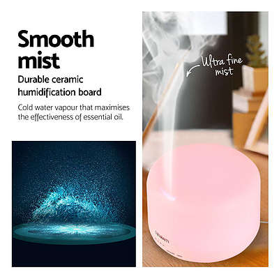 500ml 4-in-1 Aroma Diffuser - White - Free Shipping