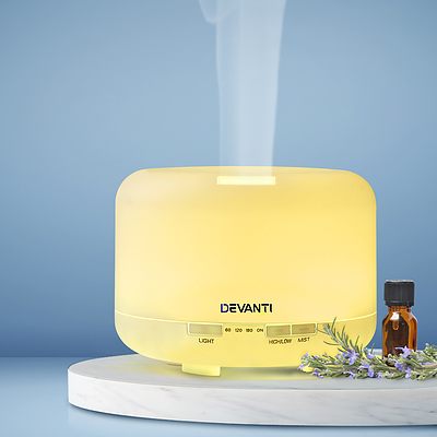 500ml 4-in-1 Aroma Diffuser - White - Free Shipping