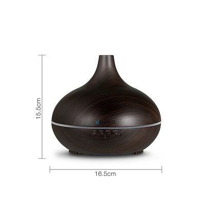300ml 4-in-1 Aroma Diffuser Dark Wood - Brand New - Free Shipping