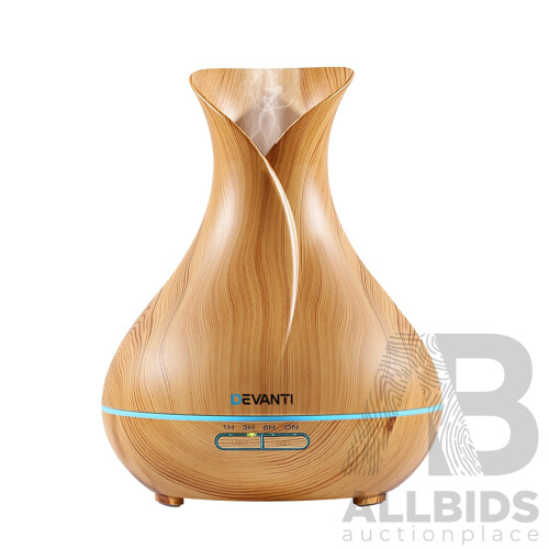 400ml 4 in 1 Aroma Diffuser remote control - Light Wood - Brand New - Free Shipping