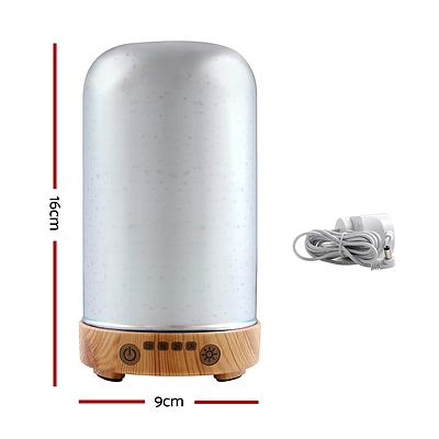 Aromatherapy Diffuser Aroma Humidifier Ultrasonic 3D Light Essential Oil - Brand New - Free Shipping