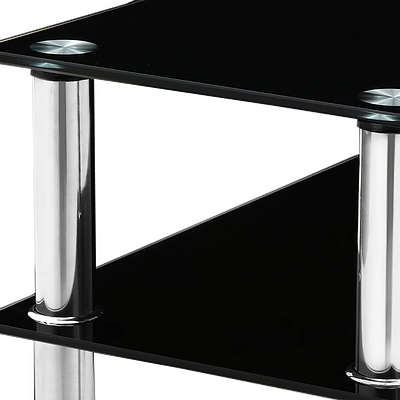 Entry Hall Console Table - Black & Silver - Free Shipping - Brand New - Free Shipping