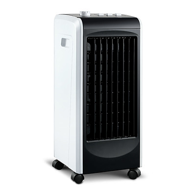 Evaporative Air Cooler and Humidifier - Black - Free Shipping