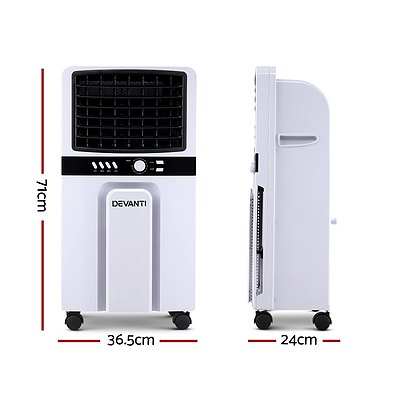Portable Evaporative Air Cooler Cooling Fan Humidifier Conditioner Fans