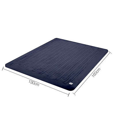 Electric Throw Blanket Navy - Free Shipping