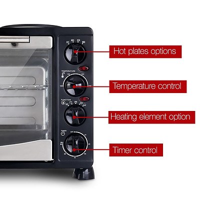 34L Portable Convection Oven Black - Brand New - Free Shipping