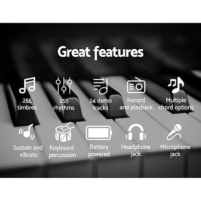 61 Keys LED Electronic Piano Keyboard - Brand New - Free Shipping
