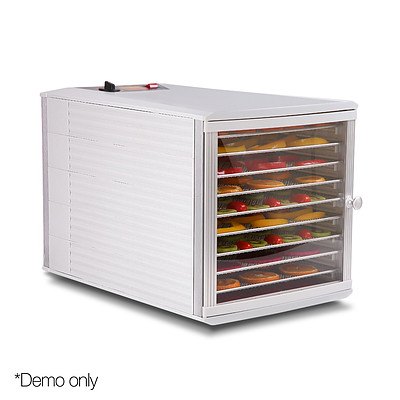 10 Tray Open Door Food Dehydrator Dryer Jerky Maker - Brand New