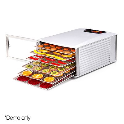 Stainless Steel Commercial Food Dehydrator with 6 Trays - Free Shipping