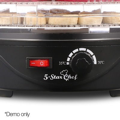 Food Dehydrator with 5 Trays - Black - Free Shipping