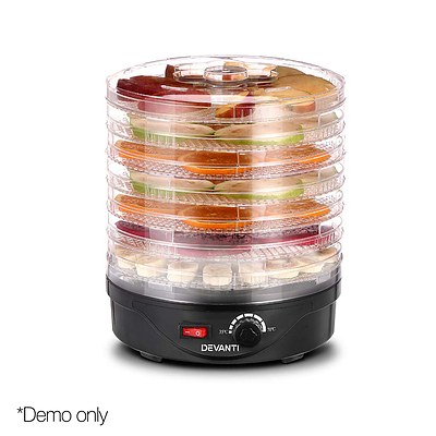 Food Dehydrator with 5 Trays - Black - Brand New - Free Shipping
