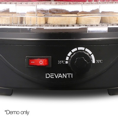 Food Dehydrator with 5 Trays - Black - Brand New - Free Shipping