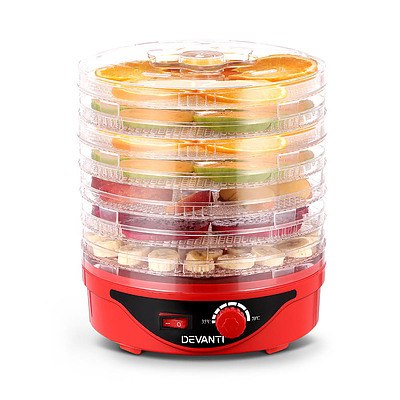 Food Dehydrator with 7 Trays - Red - Brand New - Free Shipping