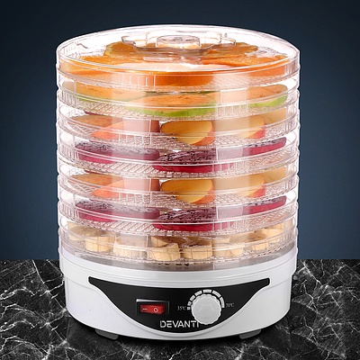 Food Dehydrator with 7 Trays - White - Brand New - Free Shipping