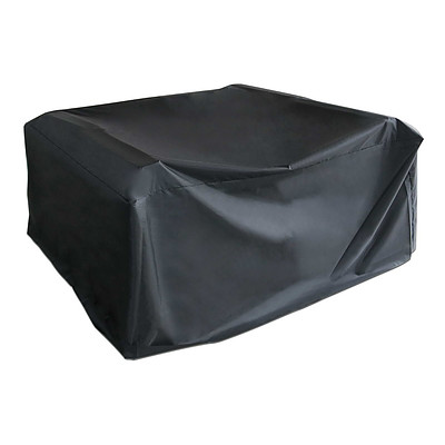 5 pcs Black Wicker Rattan 4 Seater Outdoor Lounge Set Grey - Brand New - Free Shipping