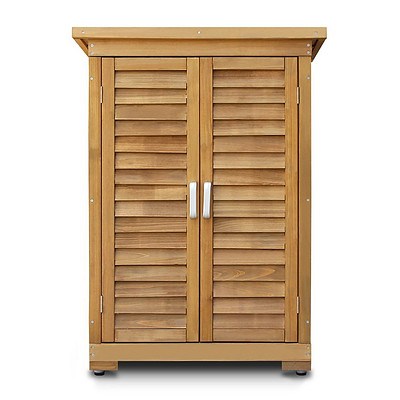 Portable Wooden Garden Storage Cabinet - Brand New - Free Shipping
